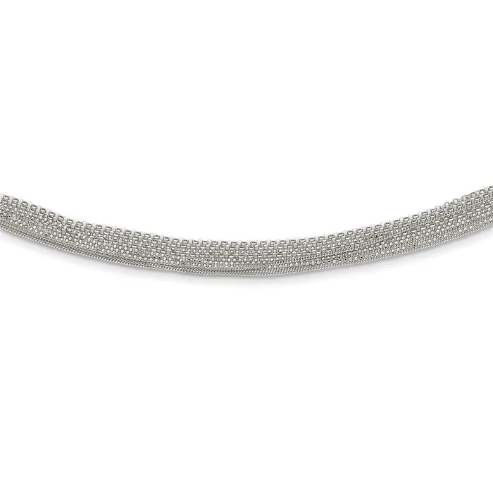 WB Choice Jewelry Necklaces Sterling Silver MultiChain NecklaceWBCQG532418 WB Choice Jewelry Necklaces Sterling Silver MultiChain NecklaceWBCQG532418
