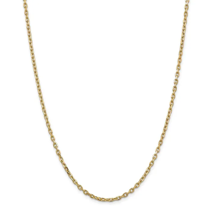 WB Choice Jewelry Rings 14k 3mm DC Round Open Link Cable ChainWBCPEN20630 WB Choice Jewelry Rings 14k 3mm DC Round Open Link Cable ChainWBCPEN20630