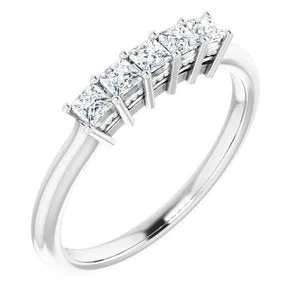 WB Choice Jewelry Rings 14K White 225x225 mm Square 13 CTW Diamond Anniversary Band123844728PSTWBC