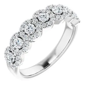 WB Choice Jewelry Rings 14K White 58 CTW Diamond Anniversary Band12280660001PSTWBC WB Choice Jewelry Rings 14K White 58 CTW Diamond Anniversary Band12280660001PSTWBC