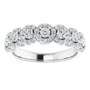 WB Choice Jewelry Rings 14K White 58 CTW Diamond Anniversary Band12280660001PSTWBC WB Choice Jewelry Rings 14K White 58 CTW Diamond Anniversary Band12280660001PSTWBC
