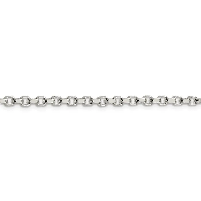 WB Choice Jewelry Rings Sterling Silver 35mm Diamondcut Rolo ChainWBCQFC5130 WB Choice Jewelry Rings Sterling Silver 35mm Diamondcut Rolo ChainWBCQFC5130