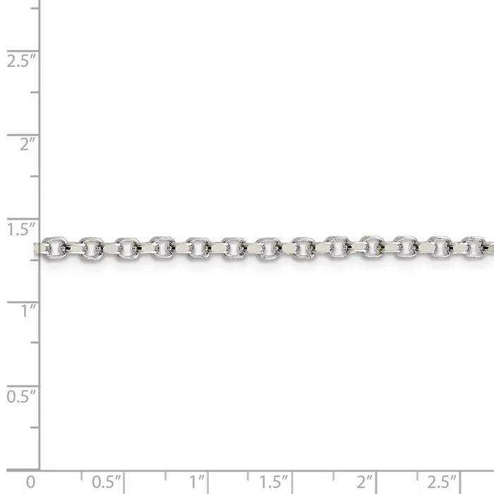 WB Choice Jewelry Rings Sterling Silver 35mm Diamondcut Rolo ChainWBCQFC5130 WB Choice Jewelry Rings Sterling Silver 35mm Diamondcut Rolo ChainWBCQFC5130