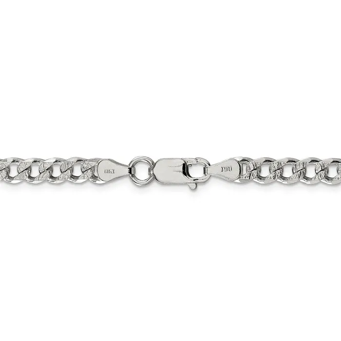 WB Choice Jewelry Rings Sterling Silver 55mm Pav Curb ChainWBCQCF15018 WB Choice Jewelry Rings Sterling Silver 55mm Pav Curb ChainWBCQCF15018