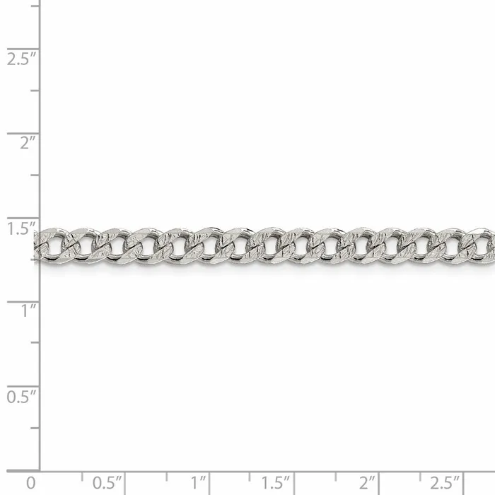 WB Choice Jewelry Rings Sterling Silver 55mm Pav Curb ChainWBCQCF15018 WB Choice Jewelry Rings Sterling Silver 55mm Pav Curb ChainWBCQCF15018