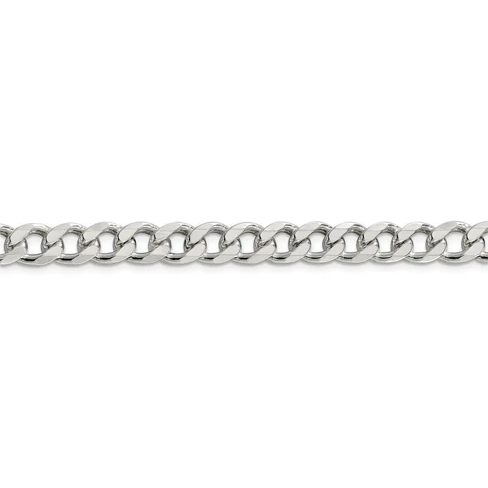 WB Choice Jewelry Rings Sterling Silver 8mm Pav Curb ChainWBCQCF22020 WB Choice Jewelry Rings Sterling Silver 8mm Pav Curb ChainWBCQCF22020