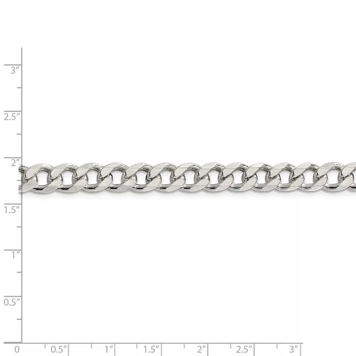 WB Choice Jewelry Rings Sterling Silver 8mm Pav Curb ChainWBCQCF22020 WB Choice Jewelry Rings Sterling Silver 8mm Pav Curb ChainWBCQCF22020