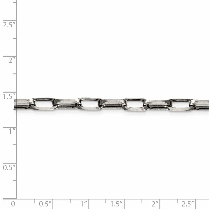 WB Choice Jewelry Rings Sterling Silver Antiqued 48mm Elongated Open Link ChainWBCQFC13926 WB Choice Jewelry Rings Sterling Silver Antiqued 48mm Elongated Open Link ChainWBCQFC13926