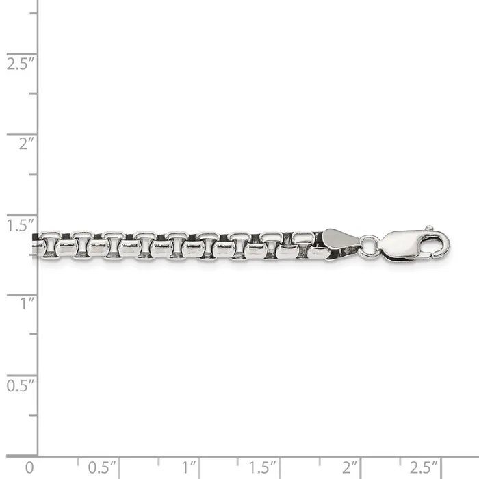 WB Choice Jewelry Rings Sterling Silver Antiqued 52mm Round Box ChainWBCQFC21720 WB Choice Jewelry Rings Sterling Silver Antiqued 52mm Round Box ChainWBCQFC21720