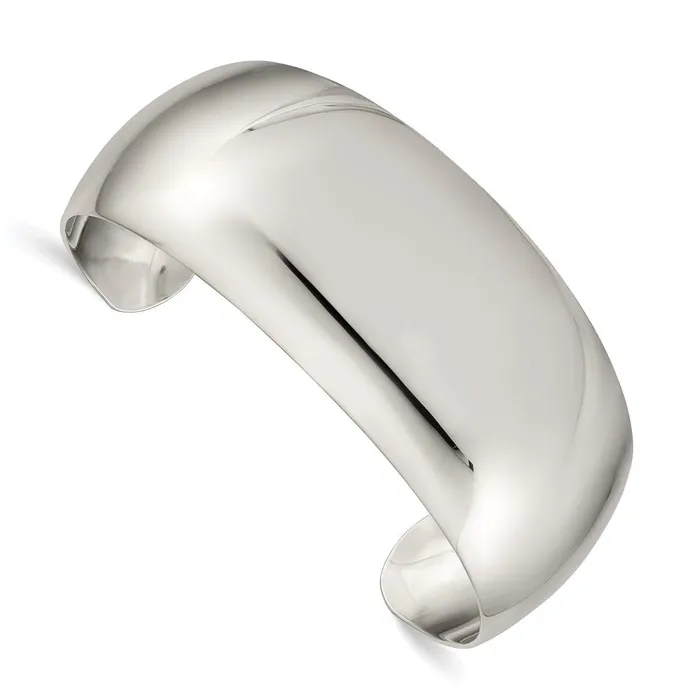 WB Choice Jewelry Sterling Silver 285mm Cuff Bangle BraceletWBCQB342 Bracelets WB Choice Jewelry Sterling Silver 285mm Cuff Bangle BraceletWBCQB342 Bracelets