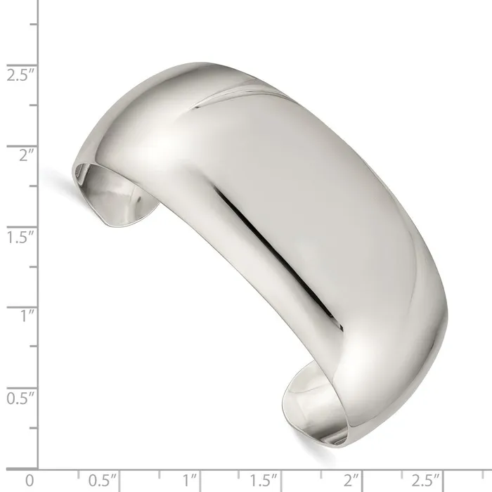 WB Choice Jewelry Sterling Silver 285mm Cuff Bangle BraceletWBCQB342 Bracelets WB Choice Jewelry Sterling Silver 285mm Cuff Bangle BraceletWBCQB342 Bracelets