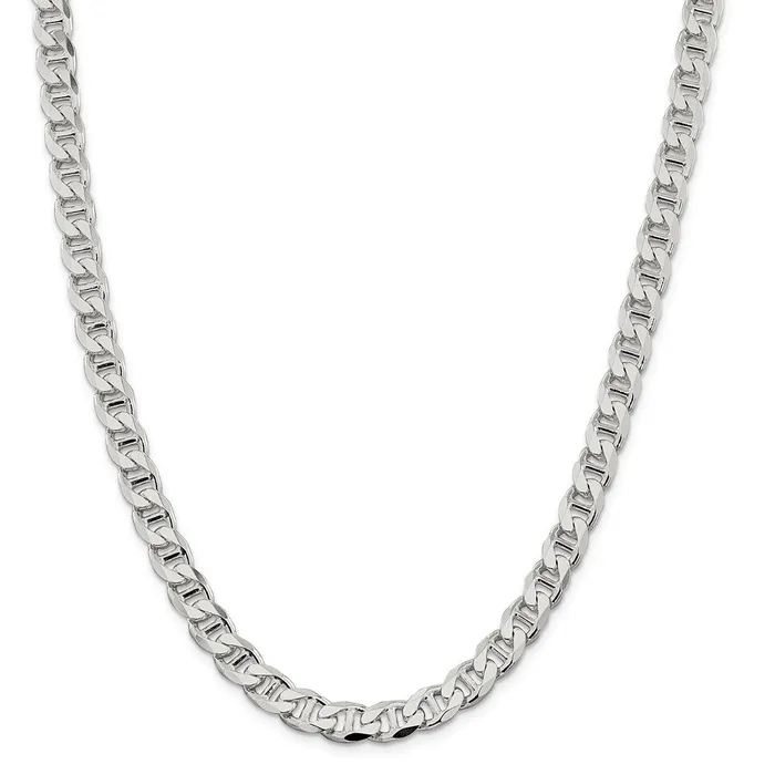 WB Choice Jewelry Sterling Silver 825mm Flat Cuban Anchor ChainWBCQFAN22020 Rings WB Choice Jewelry Sterling Silver 825mm Flat Cuban Anchor ChainWBCQFAN22020 Rings