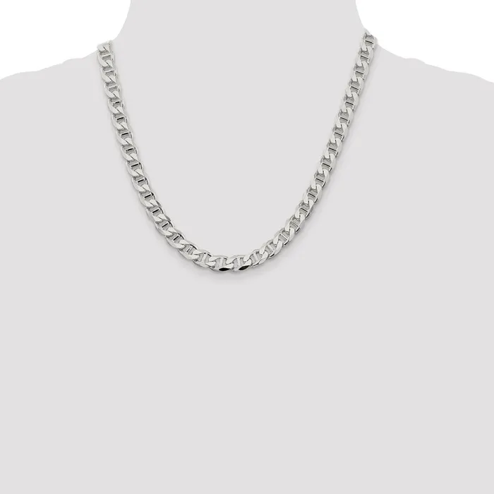 WB Choice Jewelry Sterling Silver 825mm Flat Cuban Anchor ChainWBCQFAN22020 Rings WB Choice Jewelry Sterling Silver 825mm Flat Cuban Anchor ChainWBCQFAN22020 Rings