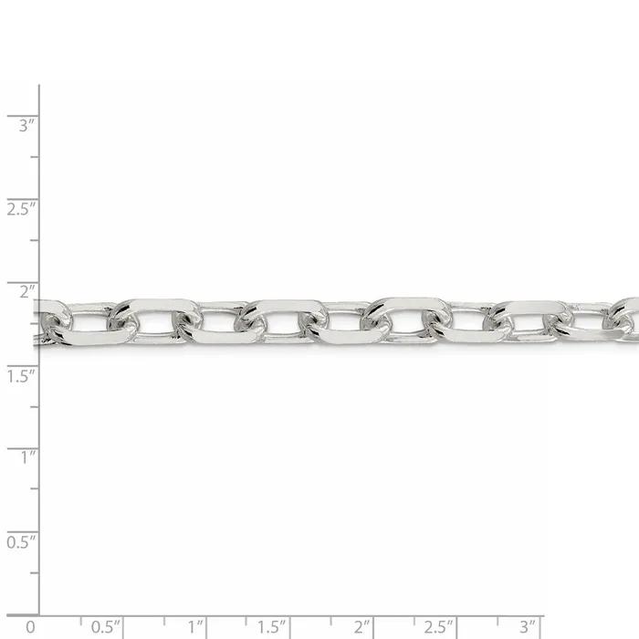 WB Choice Jewelry Sterling Silver 9mm Diamondcut Long Link Cable ChainWBCQAR25020 Rings WB Choice Jewelry Sterling Silver 9mm Diamondcut Long Link Cable ChainWBCQAR25020 Rings