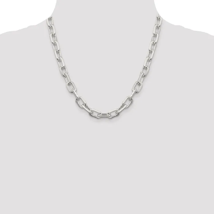 WB Choice Jewelry Sterling Silver 9mm Diamondcut Long Link Cable ChainWBCQAR25020 Rings WB Choice Jewelry Sterling Silver 9mm Diamondcut Long Link Cable ChainWBCQAR25020 Rings