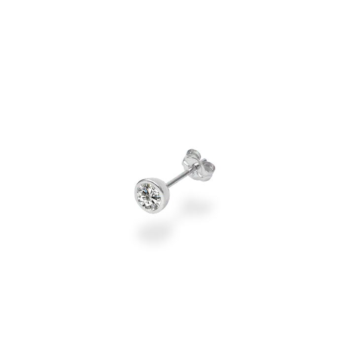 03ct Bezel Diamond Stud PRMAL Earrings 03ct Bezel Diamond Stud PRMAL Earrings
