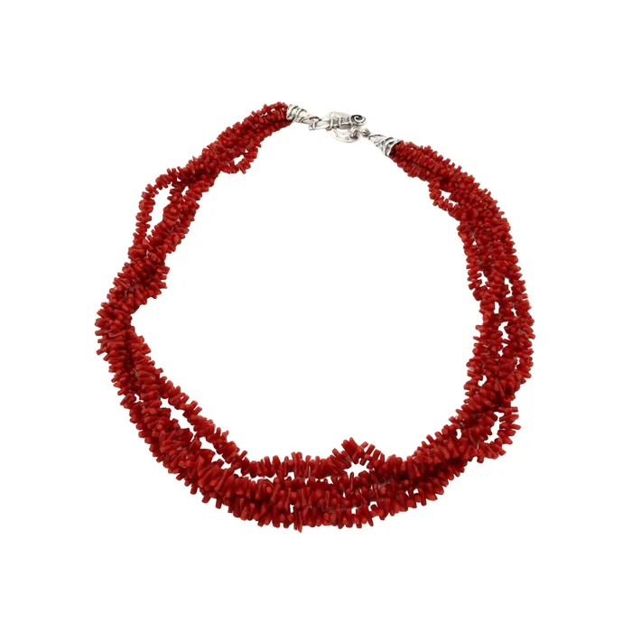 4 Strand Coral Necklace Pam Springall Necklaces