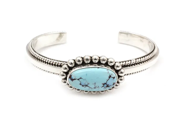 Artie Yellowhorse Bracelets Golden Hills Turquoise Cuff Bracelet