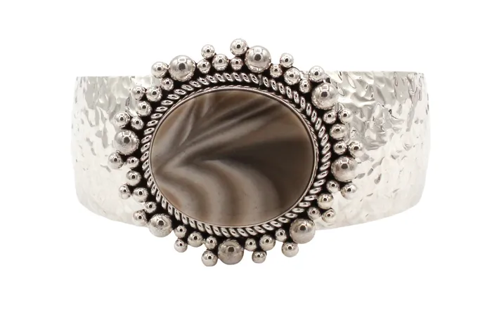 Artie Yellowhorse Bracelets Jurassic Flint Cuff Bracelet