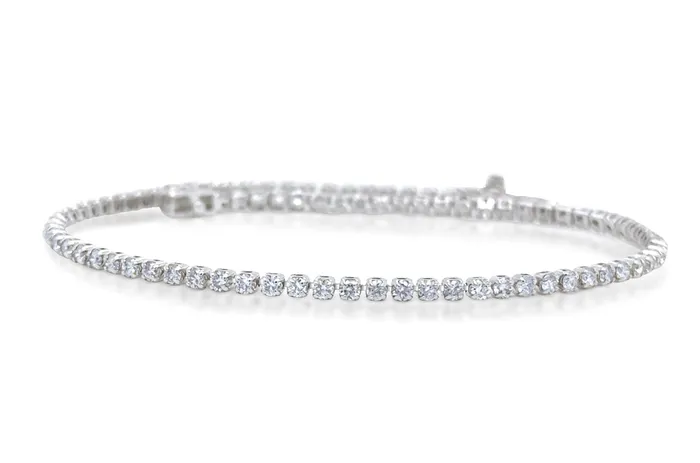 Bracelets Albert Hern Bracelet Perpetual Tennis 18kt White Gold 88 Diamonds Bracelets Albert Hern Bracelet Perpetual Tennis 18kt White Gold 88 Diamonds