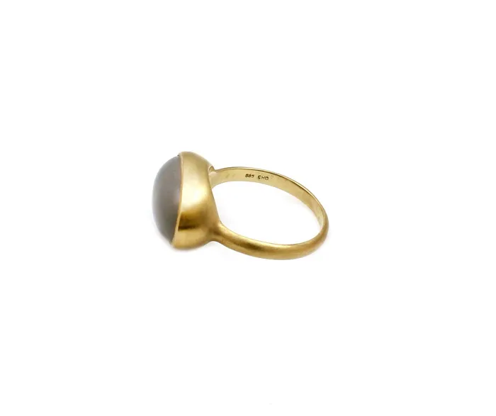 Cherie Dori Rings Moonstone Oval Opera Ring Cherie Dori Rings Moonstone Oval Opera Ring