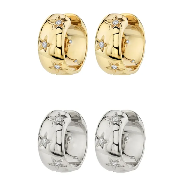 ClaudiaG Star Huggie Earrings Earrings