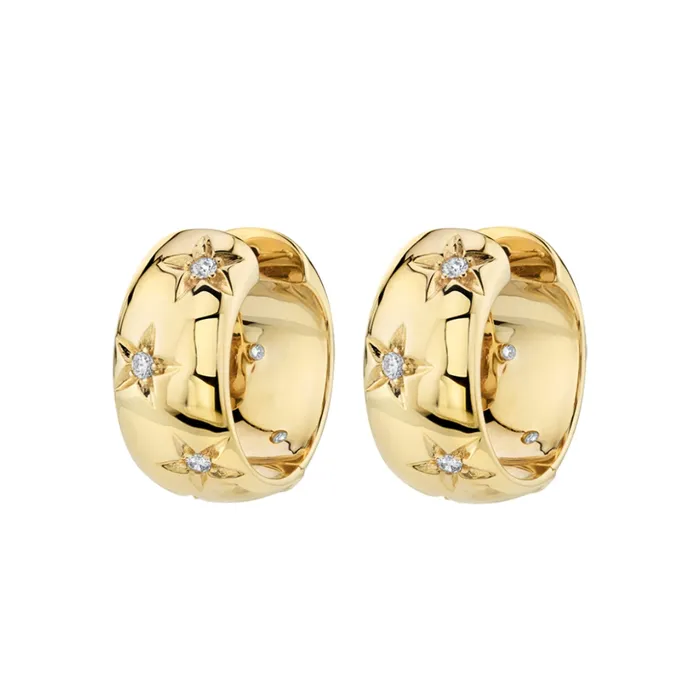 ClaudiaG Star Huggie Earrings Earrings