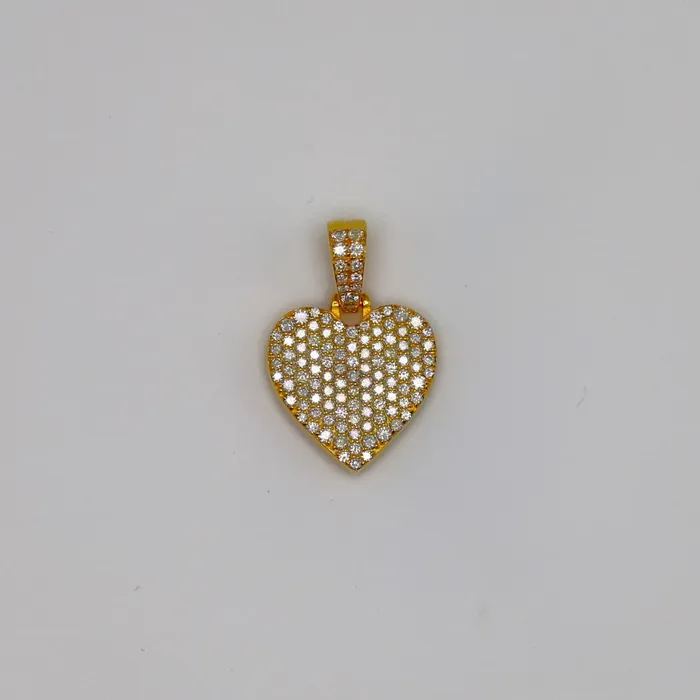 Diamond Heart Pendant imakegrillzcom Necklaces