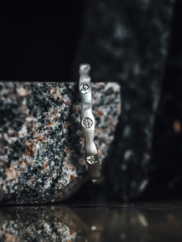 Dilamani Rings 14k White Gold Diamond Ring