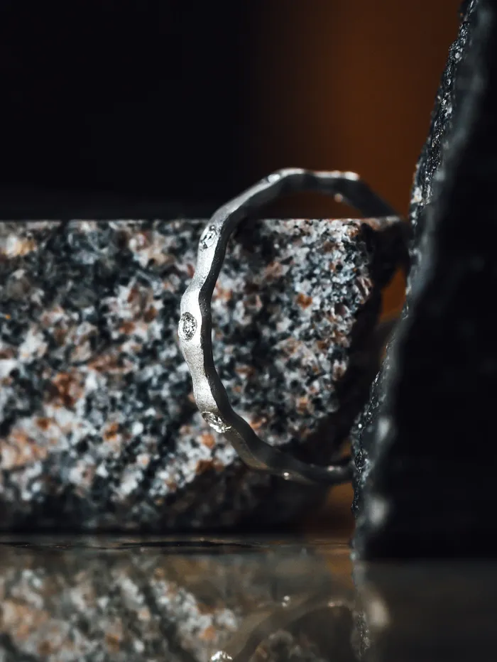 Dilamani Rings 14k White Gold Diamond Ring