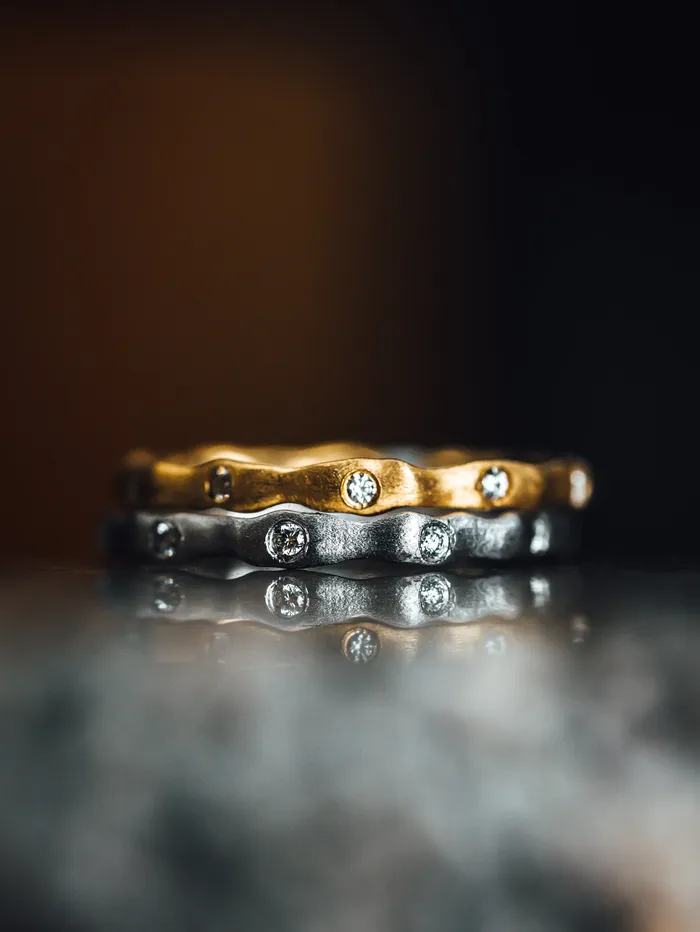 Dilamani Rings 14k White Gold Diamond Ring
