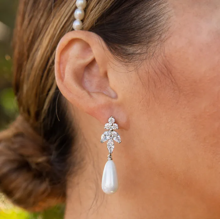 Earrings MishaHawaii Goddess Bridal Statement Earring Earrings MishaHawaii Goddess Bridal Statement Earring