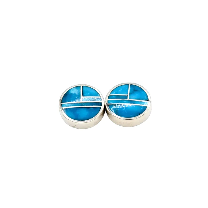 Earrings Ray Tracey Inlay Turquoise Stud Earrings