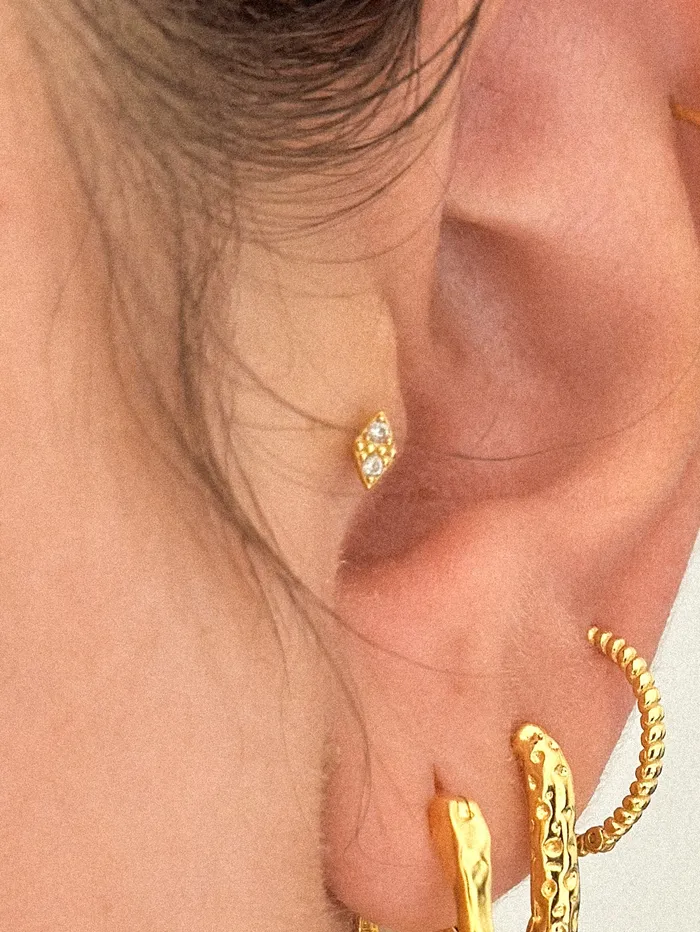 Egypt Earrings Ivy Flatback Earring Egypt Earrings Ivy Flatback Earring