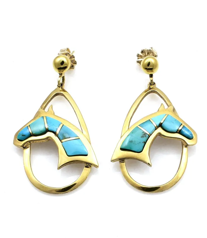 Horse Head Earrings Ben Nighthorse Earrings