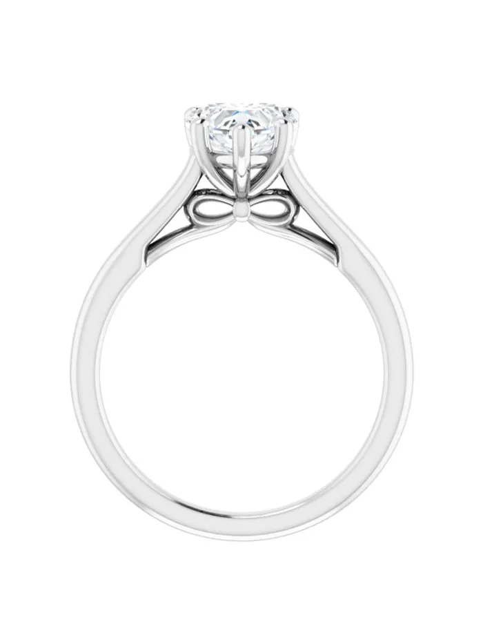 Infinity Symbol Solitaire Engagement Ring acredo USA Rings
