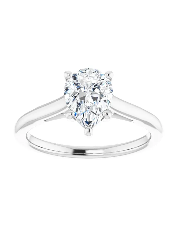 Infinity Symbol Solitaire Engagement Ring acredo USA Rings