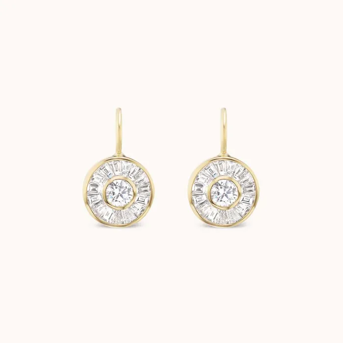 Marlo Laz Earrings Sloane Diamond Earrings