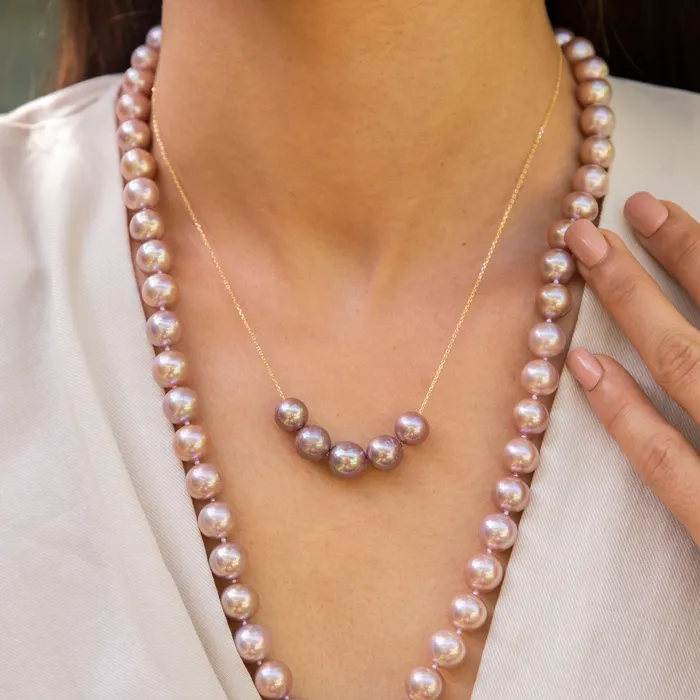misha hawaii Necklaces Rose Water Pearl Necklace misha hawaii Necklaces Rose Water Pearl Necklace
