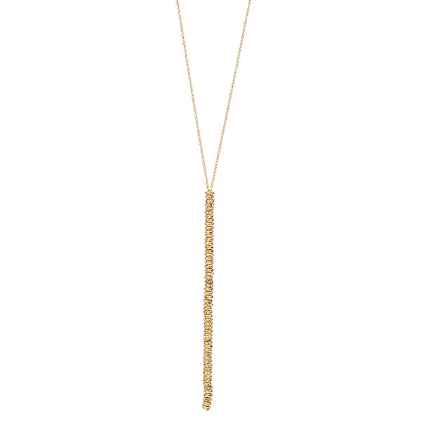Necklaces Crystal Stacked Y Necklace Rebel Designs Inc