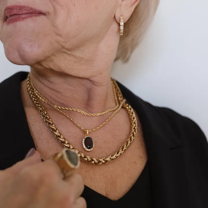 Necklaces Generational Woven Heart Chain Truly Blessed Jewels