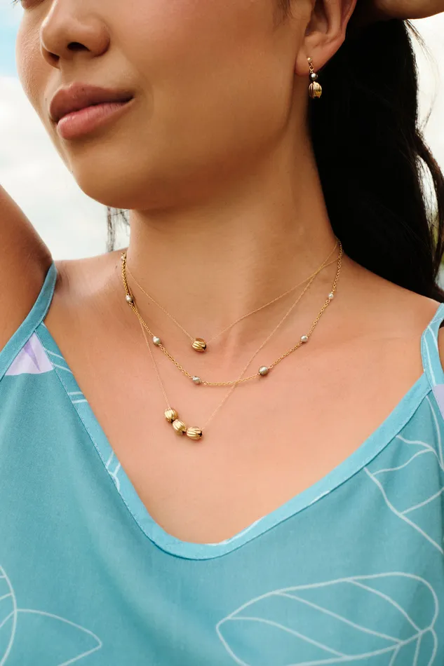 Necklaces Lahaole Hawaii 14k Pkake Wale N Necklace