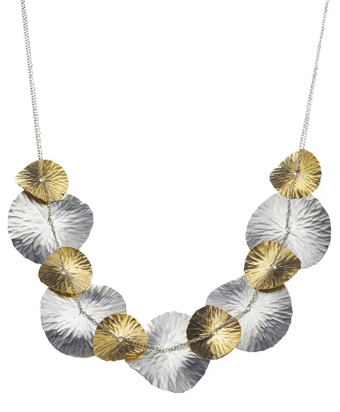 Necklaces Large Oasis Two Tone Necklace Toby Pomeroy