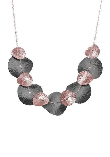 Necklaces Large Oasis Two Tone Necklace Toby Pomeroy