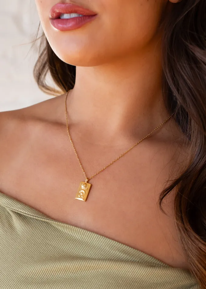 Necklaces panacheaccessories Luxe Gold Pendant Necklace