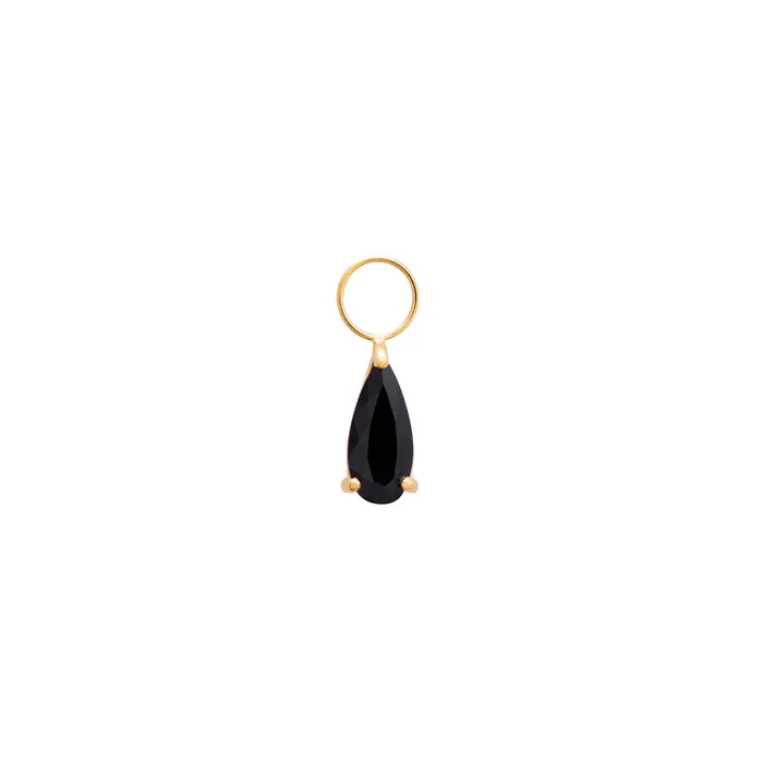 PreStyled Sets Jack Vartanian SMALL ROCK DROP PENDANT IN 18K YELLOW GOLD PLATED SILVER WITH BLACK QUARTZ PreStyled Sets Jack Vartanian SMALL ROCK DROP PENDANT IN 18K YELLOW GOLD PLATED SILVER WITH BLACK QUARTZ