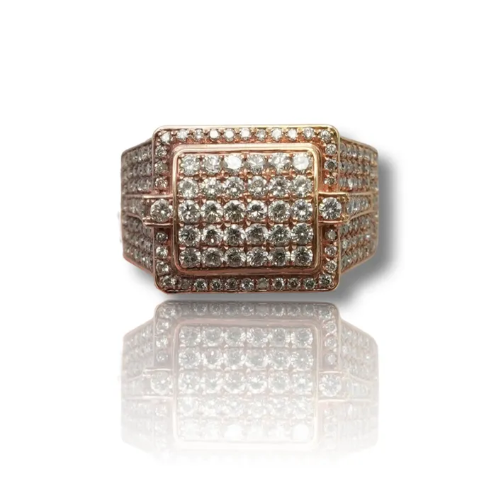 Rectangular Diamond Ring imakegrillzcom Rings