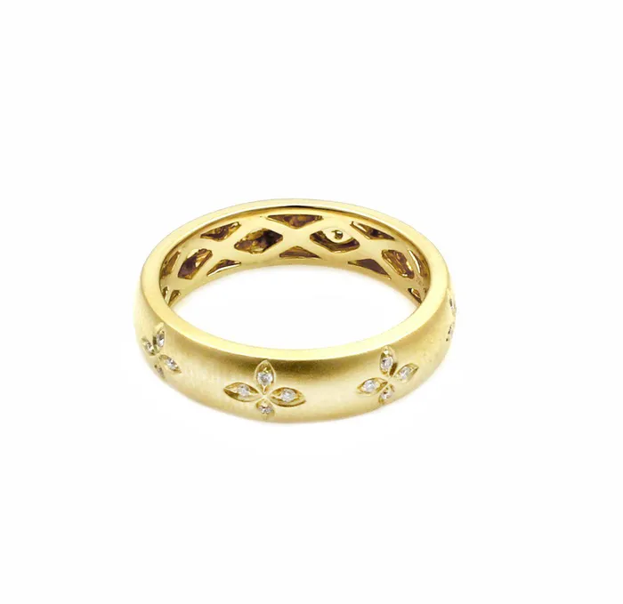 Rings Cherie Dori Clover Band Ring