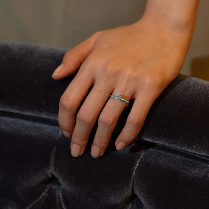 Rings Marin Solitaire Bold Plain Ring PRMAL Rings Marin Solitaire Bold Plain Ring PRMAL