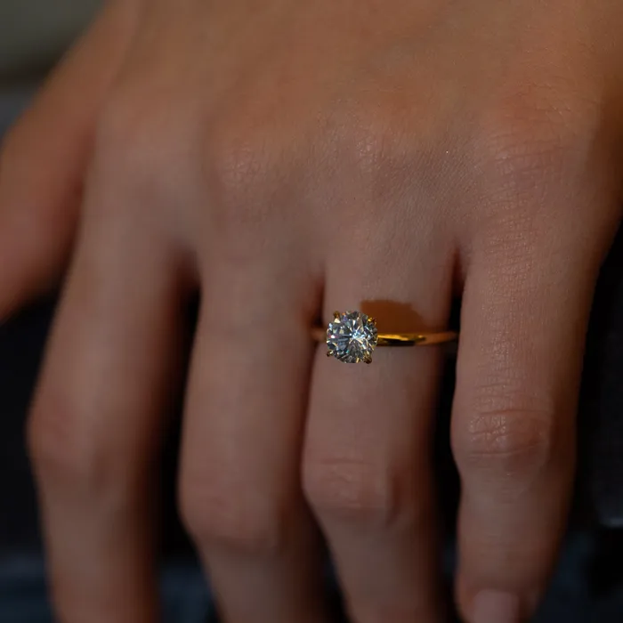 Rings Marin Solitaire Bold Plain Ring PRMAL Rings Marin Solitaire Bold Plain Ring PRMAL